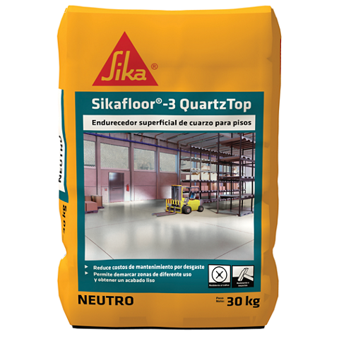 Un piso de parqueaderos, bodegas u otras superficies con excelente resistencia al tráfico y al desgaste? – Sikafloor®-3 QuartzTop